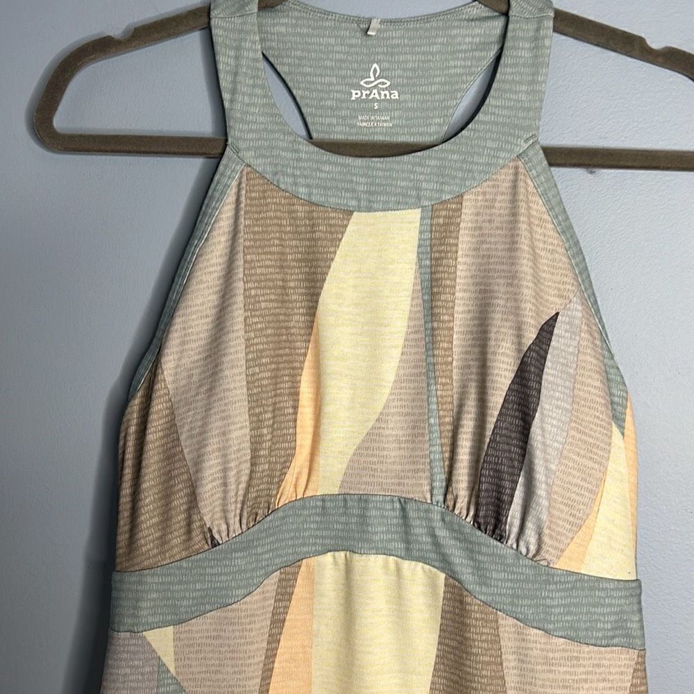 Prana Calexico Dress Small Fawn Wavy